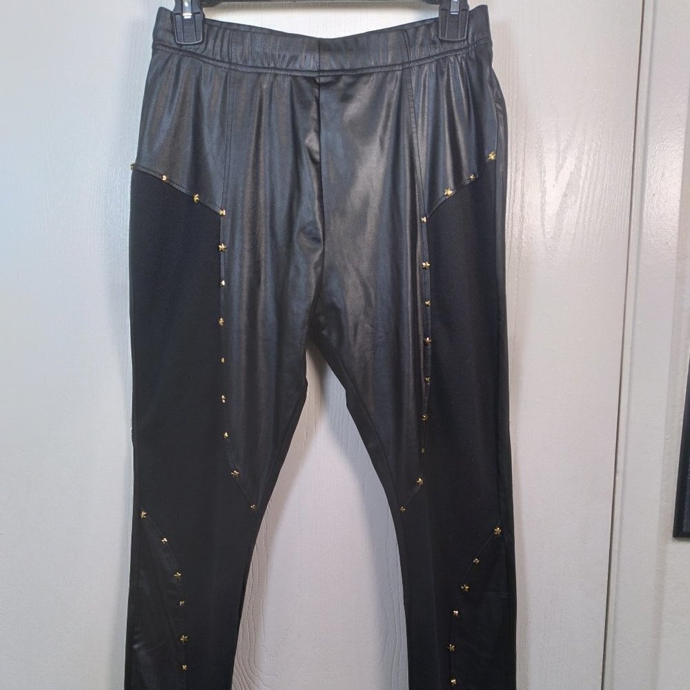 Touch Me Black High waisted Leggings Size: L